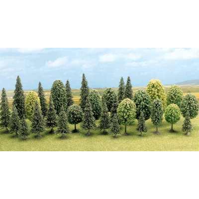BUSCH ENVIRONNEMENT Busch Assorted trees-N - Trains miniatures : d&eacute;cors