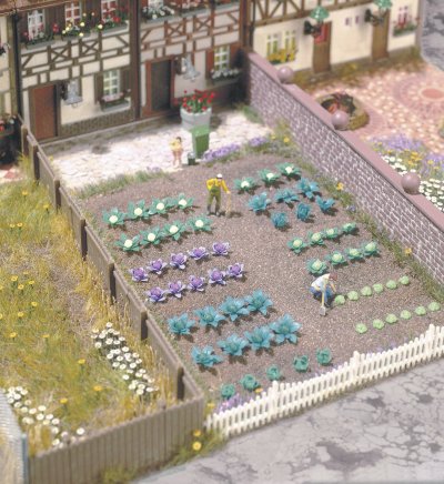 BUSCH  Cabbage and lettuce-H0 - Trains miniatures : d&eacute;cors