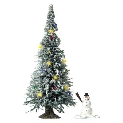 BUSCH  Christmas tree enlightened 7 diodes-N - Trains miniatures : d&eacute;c