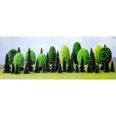 BUSCH  Darbres matching bags-H0 - Trains miniatures : d&eacute;cors
