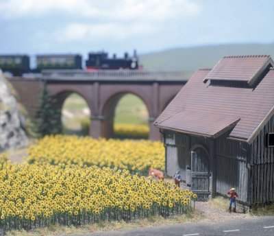 BUSCH  Environnement - BUE8103 - Mod&eacute;lisme Ferroviaire - Champ de Soleil