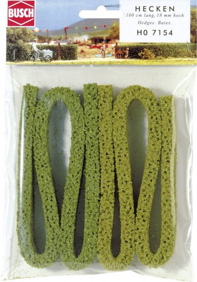 GENERIQUE Busch Hedges tructuree-H0 - Trains miniatures : d&eacute;cors