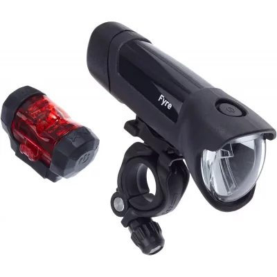 BUSCH&MULLER Busch + M&uuml;ller IXON Fyre + IXXI - Kit &eacute;clairage v&eacute;lo - rouge/noir