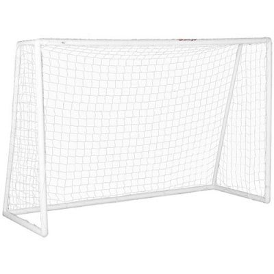 SPORTNOW But de football cage de foot - dim. 180l x 92l x 124h cm - pvc blanc