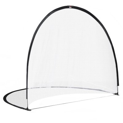 HOMCOM But de football pliable pop up - sac rangement, piquets inclus - noir