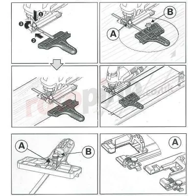 BOSCH But&eacute;e parall&egrave;le  2608040289 pour scie sauteuse GST/PST