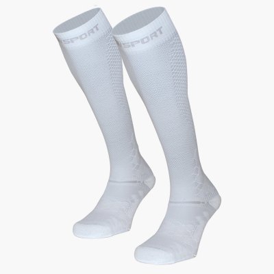BV SPORT  RECOVERY EVO BLANCHE Chaussettes de r&eacute;cuperation