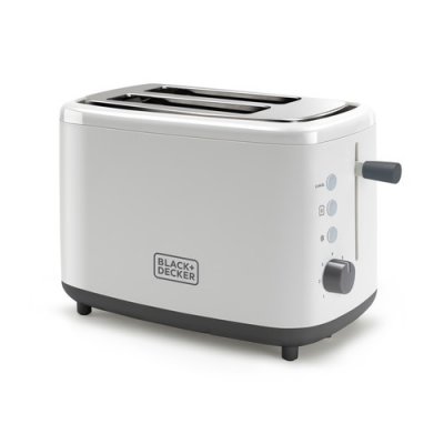 Bxto820e 820 w plastique 7 niveaux de brunissage 2 fentes blanc