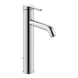 DURAVIT C.1 Mitigeur monocommande de lavabo l - Chrom&eacute; Brillant - avec vidage - C11030001010 - 