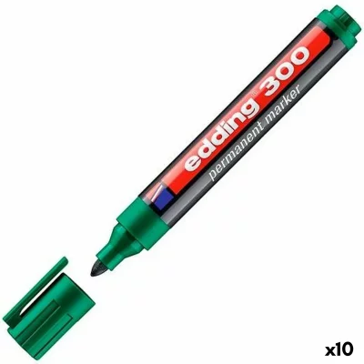 EDDING C/10 Rotulador  300 Verde Marcador Permanente - [Livre en VO]