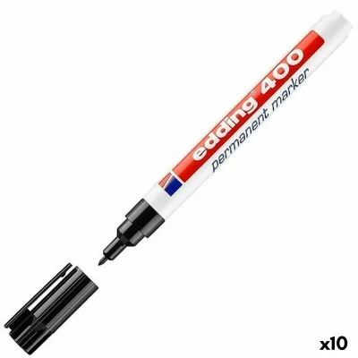 EDDING C/10 Rotulador  400 Negro Permanente - [Livre en VO]
