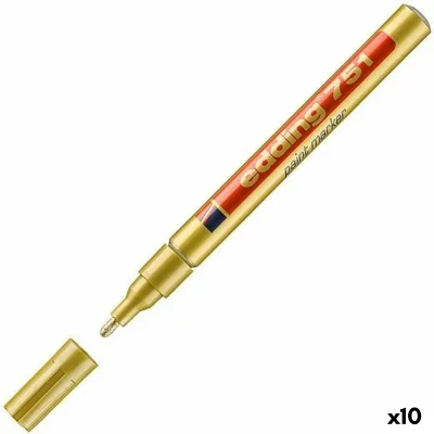 EDDING C/10 Rotulador  751 Oro Punta De Fibra - [Livre en VO]