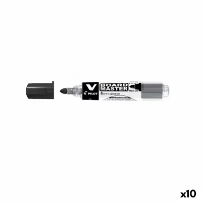 PILOT C/10 Rotulador Pizarra Vboard Master Negro Recargable - [Livre en VO]