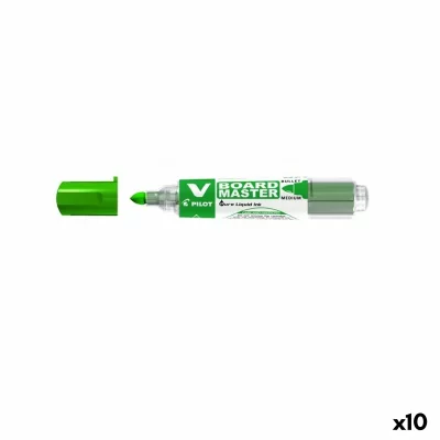 PILOT C/10 Rotulador Pizarra Vboard Master Verde Recargable - [Livre en VO]