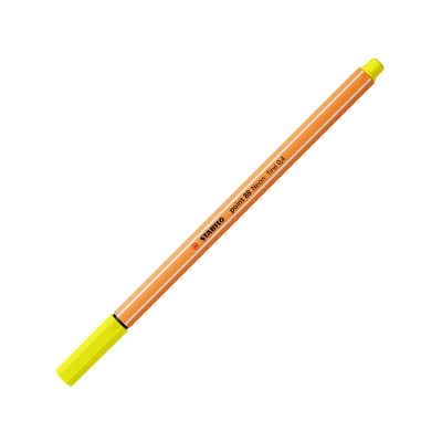 STABILO C/10  Point 88 Amarillo Neon N&ordm;024 Punta De Fibra 04