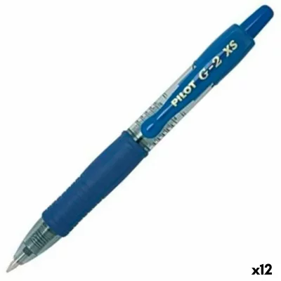 PILOT C/12 Boligrafo  G-2 Pixie Azul Punta 0,7Mm - [Livre en VO]