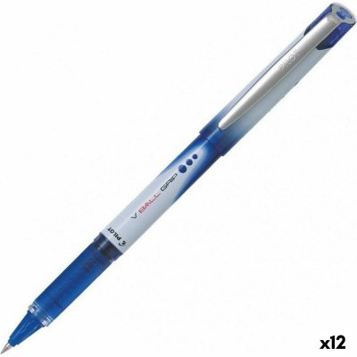 PILOT C/12 Boligrafo  V-Ball Grip Azul Punta 0,5Mm - [Livre en VO]