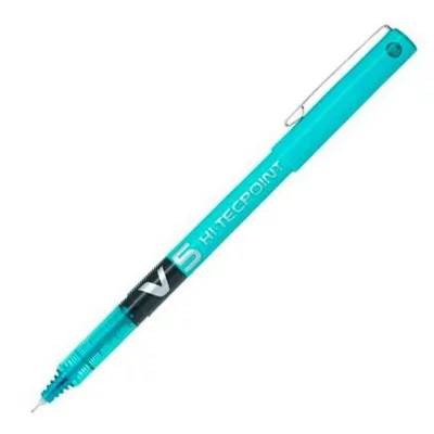 PILOT C/12 Boligrafo  V5 Azul Cielo Punta 0,5Mm - [Livre en VO]