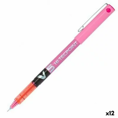 PILOT C/12 Boligrafo  V5 Rosa Punta 0,5Mm - [Livre en VO]