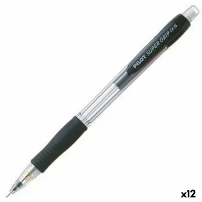 PILOT C/12 Portaminas Cuerpo Negro Supergrip H-185 0.5Mm - [Livre en VO]
