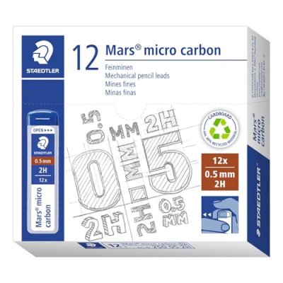 STAEDTLER C/12 Tubos Minas 0,5Mm 2H Mars Micro Carbon  - [Livre en VO]