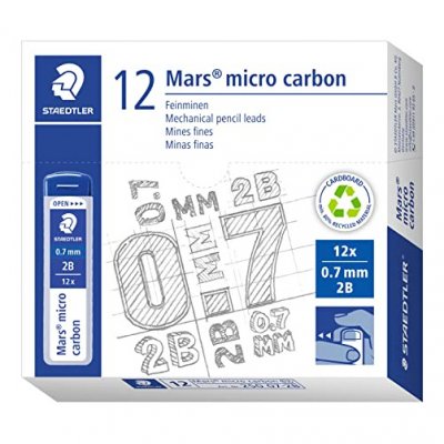 STAEDTLER C/12 Tubos Minas 0,7Mm 2B Mars Micro Carbon  - [Livre en VO]