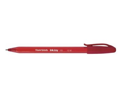 PAPERMATE C/50 Boligrafo Inkjoy 100 Cap Rojo Punta Media 1,0Mm Paper Mate