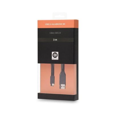D2 DIFFUSION C ble USB 2.0 Am le/B micro m le 3m