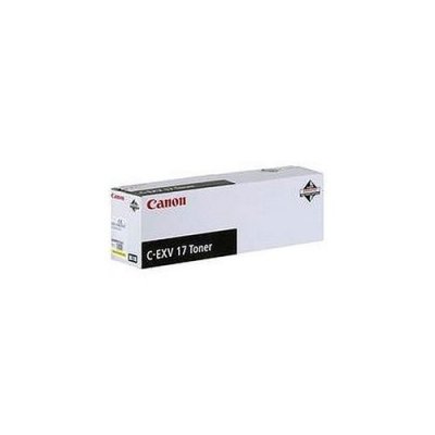 CANON C-EXV 17 - Jaune - original - cartouche de toner - pour imageRUNNER C4080i, C4580i, C5185i
