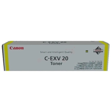 CANON C-EXV 20 - Jaune - original - cartouche de toner - pour imagePRESS C6000VP, C7000VP