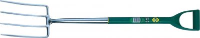 C.K  - Fourche &agrave; b&ecirc;cher acier inoxydable 1040mm - 2kg