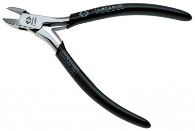 C.K  T3880F Pince coupante diagonale t&ecirc;te ovale micro-chanfrein 110 mm