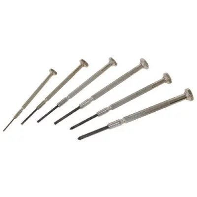 C.K  T4854P Jeu de 6 tournevis lame plate PH