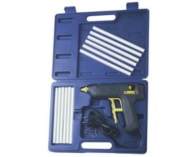 C.K  T6216 Kit de 1 pistolet &agrave; colle + 12 b&acirc;tonnets de colle de 200 mm