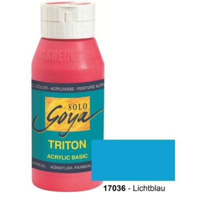 KREUL C. acrylfarbe solo goya triton, lichtblau, 750 ml