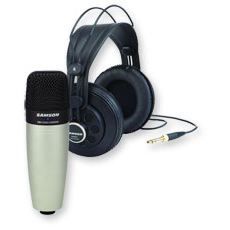 SAMSON C01/SR850 - Pack microphone &agrave; condensateur cardio&iuml;de + casque semi-ouvert