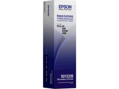 EPSON C13s015339  plq20m ribbon (3) black