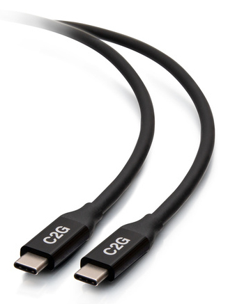 C2G  C&acirc;ble USB-C&reg; m&acirc;le vers USB-C m&acirc;le (20 V 5 A) 1 m - USB4&reg; 40 Gb/s - Neuf