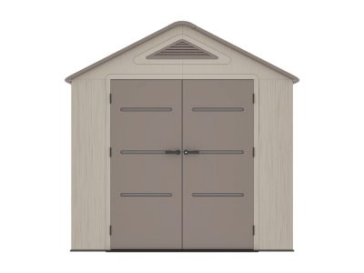 VENTE UNIQUE.COM Cabane de jardin r&eacute;sine marron, beige