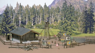 BUSCH Cabane foresti&egrave;re  6042 H0
