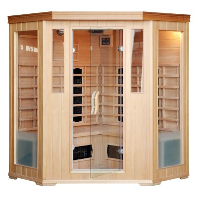 CONCEPT USINE CABINE SAUNA LUXE INFRAROUGE 3/4 PLACES
