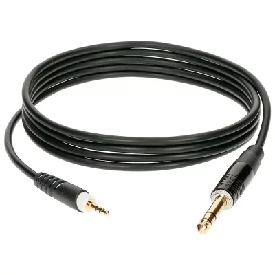 KLOTZ Cable 3 M Jack 3P - Mini Jack 3P, Or 