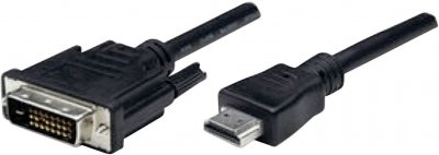 IC INTRACOM C&acirc;ble adaptateur Manhattan 372503-CG 1.80 m noir