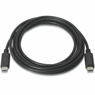 AISENS C&acirc;ble  USB 2.0 3A - Type USB-C/M-USB-C/M - 1.0m - Couleur Noir
