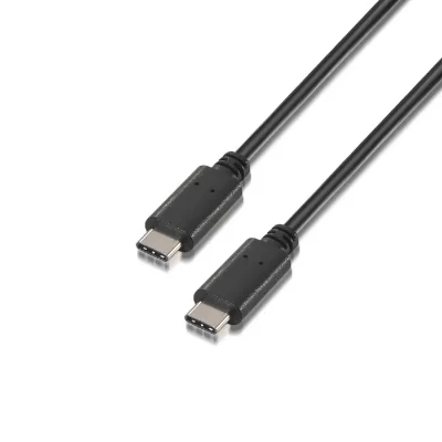 AISENS C&acirc;ble  USB 2.0 3A - Type USB-C/M-USB-C/M - 2.0m - Couleur Noir