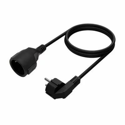 AISENS Cable ALARGADOR DE ALIMENTACI&Oacute;N  A132-0602 CEE7 Macho CEE7 HEMBRA 5M Negro