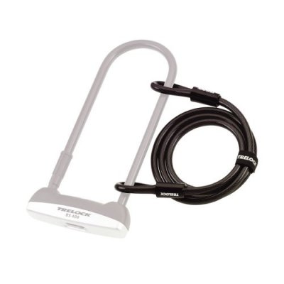 TRELOCK Cable antivol avec 2 passants  zs150 150 10 150 cm x 10 mm