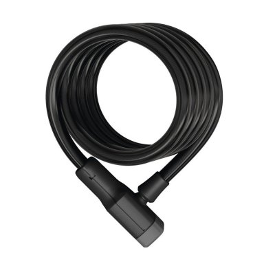 ABUS Cable-antivol v&eacute;lo &agrave; cl&eacute;  Booster 6512K/180 cm, noir Noir