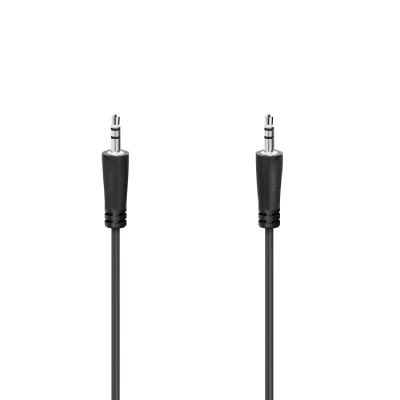 HAMA C&acirc;ble audio, f. Jack m&acirc;le 3,5 mm - f. Jack m&acirc;le 3,5mm,st&eacute;r&eacute;o, 0,5 m
