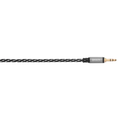 HAMA C&acirc;ble audio, jack 3,5 mm/jack, st&eacute;r&eacute;o, textile, dor&eacute;, 1,5 m